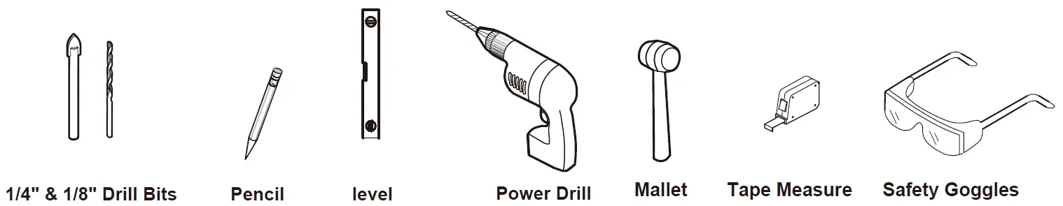 Interbath ITBBGMCB3020L Rectangular Black Aluminum Surface Mount 2