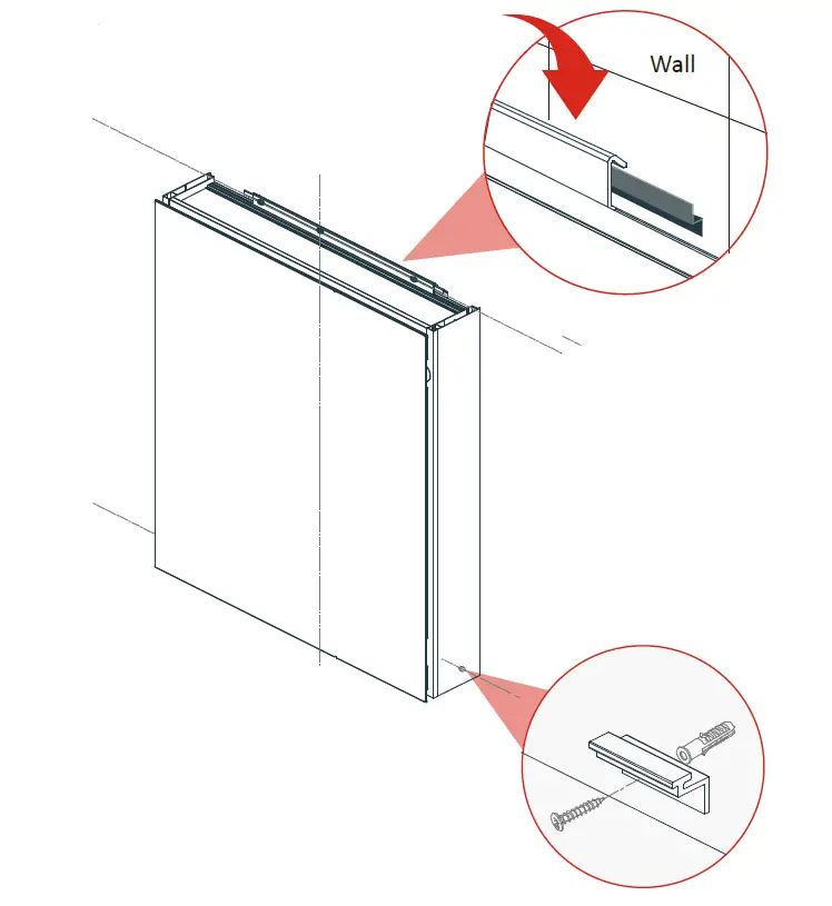 Interbath ITBBGMCB3020L Rectangular Black Aluminum Surface Mount 9