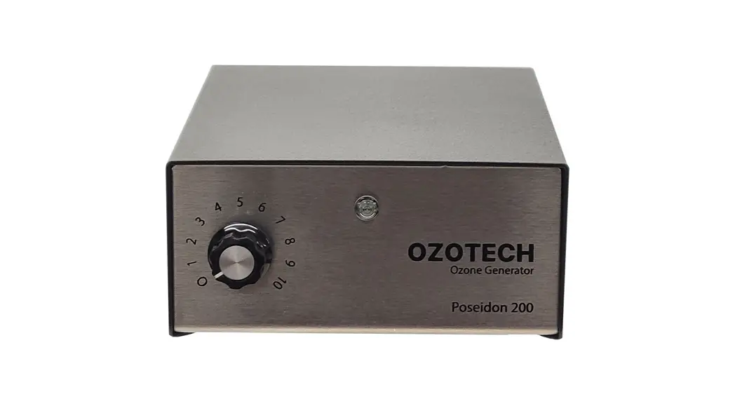 Ozotech Poseidon 200 Ozone Generator User Manual