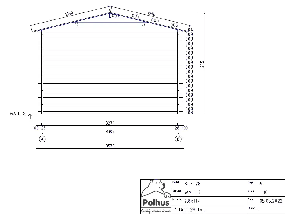 Polhus Berit28 Beautiful Shed 5
