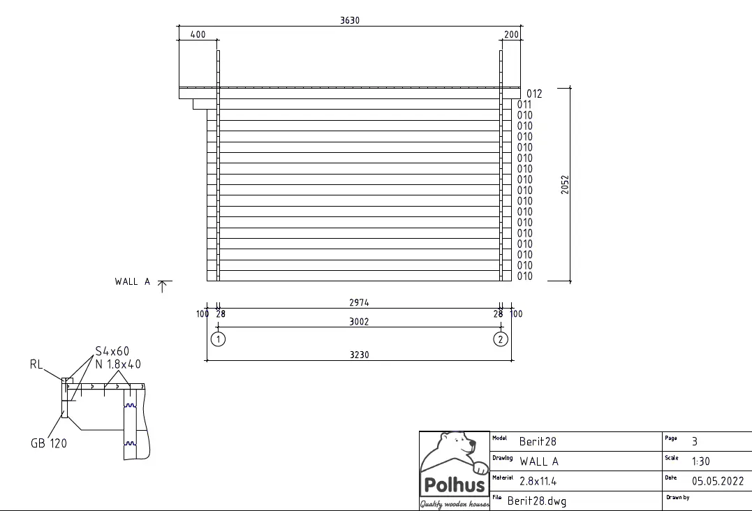 Polhus Berit28 Beautiful Shed 6