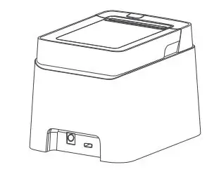 Clabel CT221D Label Printer - Make sure the printer is powered on and toggle