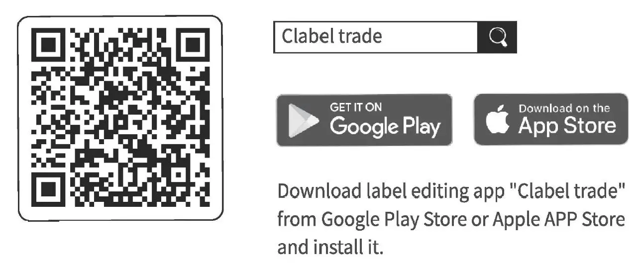 Clabel CT221D Label Printer - Please operate the software follwing the software guidance