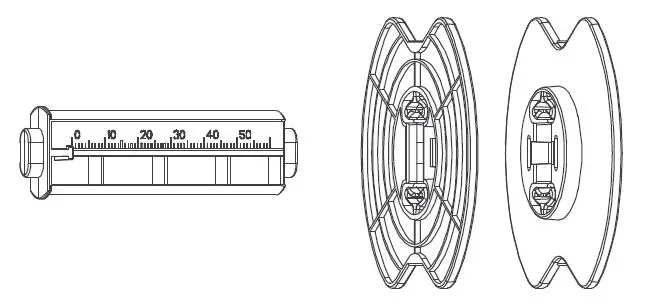 Clabel CT221D Label Printer - Remove the label spool and stopper from the paper compartment