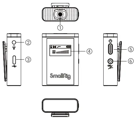 SmallRig 3487LEQI Forevala W60 Wireless Microphone - Product Details