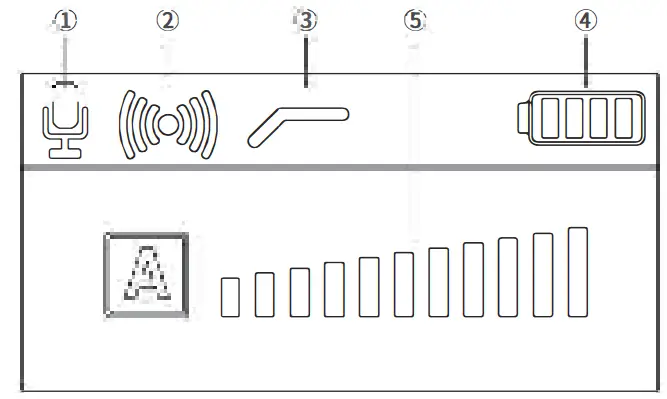 SmallRig 3487LEQI Forevala W60 Wireless Microphone - Transmitter screen