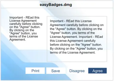 Easy Badges ID Card Software A4