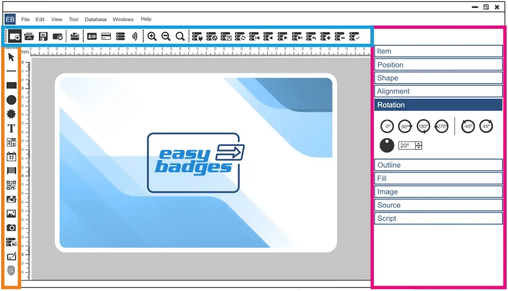 Easy Badges ID Card Software C1