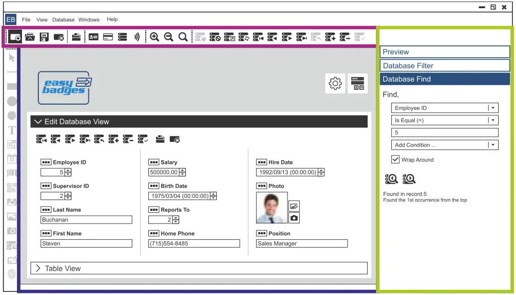 Easy Badges ID Card Software C2