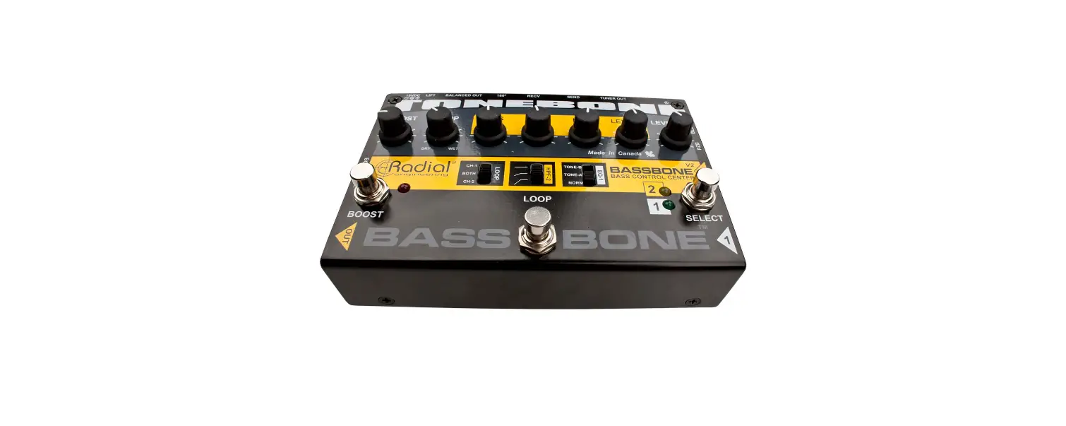 Radial Engineering Bassbone-v2 2-ch Bass Preamp And Di Pedal User Guide