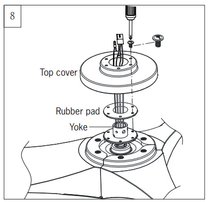 MONTE CARLO 3CLNCSM52MBK Collins Coastal Smart 52 Inch Ceiling Fan - Flip over
