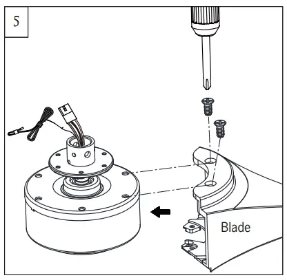 MONTE CARLO 3CLNCSM52MBK Collins Coastal Smart 52 Inch Ceiling Fan - Place motor