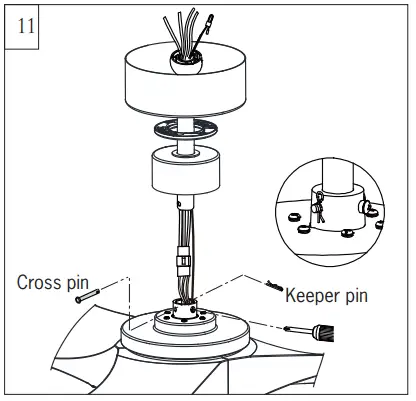 MONTE CARLO 3CLNCSM52MBK Collins Coastal Smart 52 Inch Ceiling Fan - Slip downrod