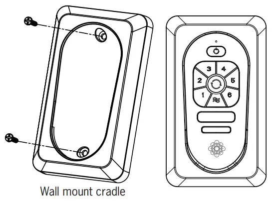 MONTE CARLO 3CLNCSM52MBK Collins Coastal Smart 52 Inch Ceiling Fan - Transmitter