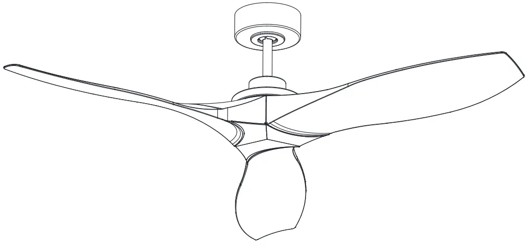 MONTE CARLO 3CLNCSM52MBK Collins Coastal Smart 52 Inch Ceiling Fan