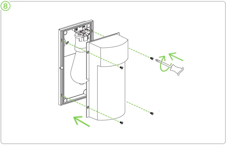 LUTEC 5207601012 Fulton Outdoor Wall Washer Light - Installation 7
