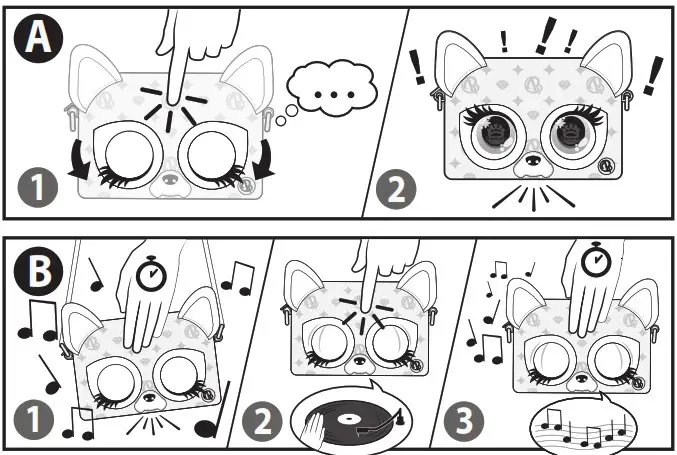 Purse Pets T26700 0046 20139590 Metallic Magic Puppy - MAGIC MODE