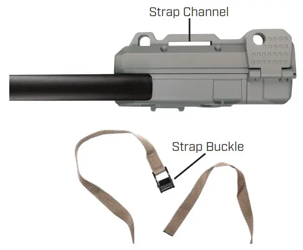 Bushnell 119904D Cellucore 20 Dual Sim Trail Camera - CAMERA Strap Channel