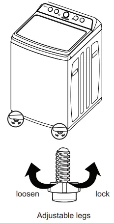 Midea MA500W210 Series 21kg Top Loader Washing Machine - Installation 9