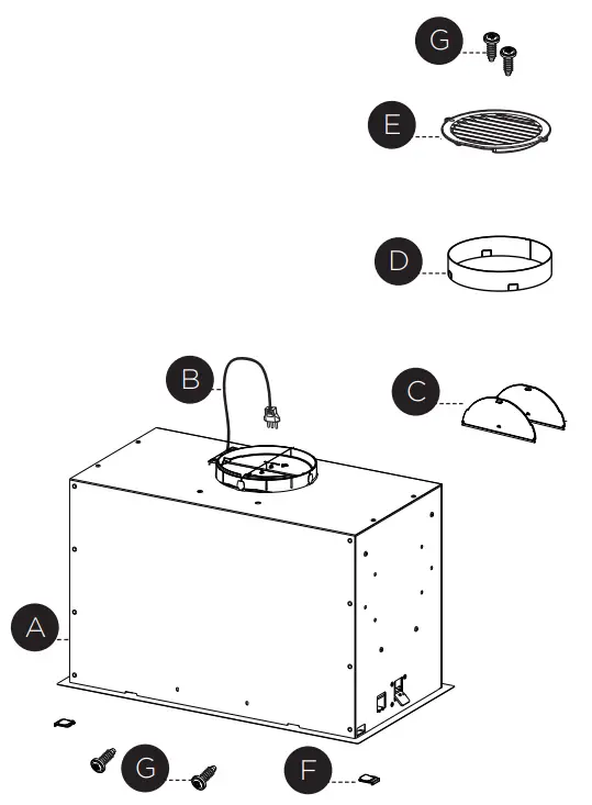 FABER-INLX21SSV2-21-Inch-Hood-Insert-with-600-CFM-Blower-fig-4