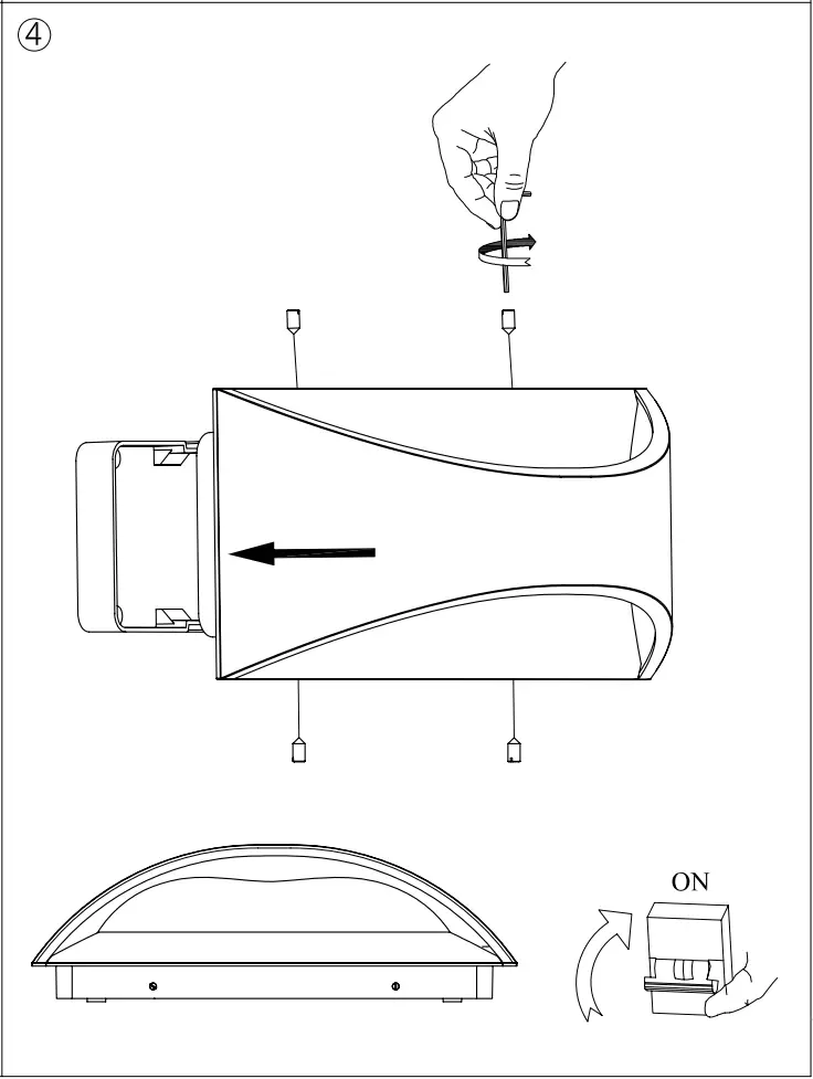 HALCYON EX253 6W Exterior Wall Light - FIGURE 4