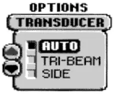 HUMMINBIRD 400tx TRI BEAM Fish Finder - Screen36