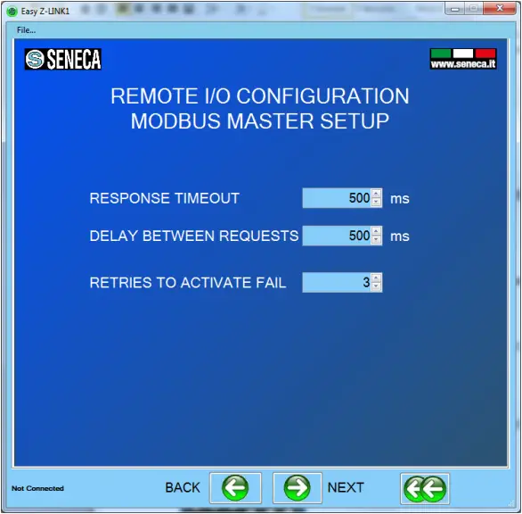 SENECA Z-LINK2-LO - Programming mode 9