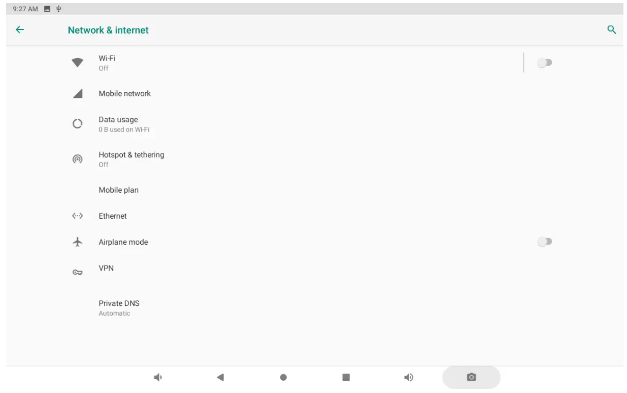 Powering on the product