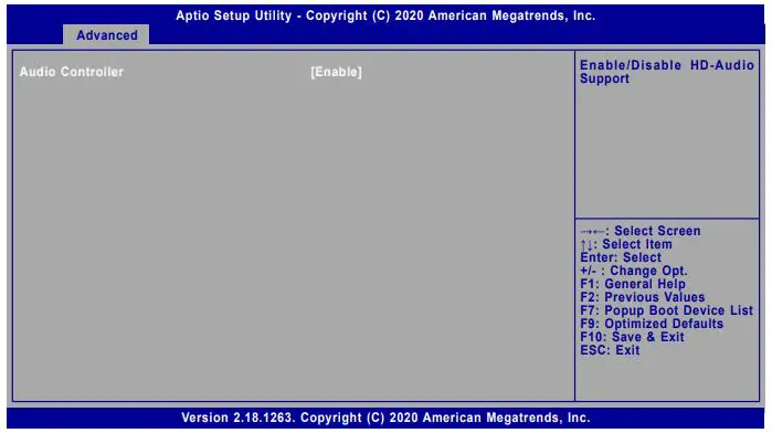 DFI AL253 4 Inch SBC Industrial Motherboard User Manual - Audio Configuration