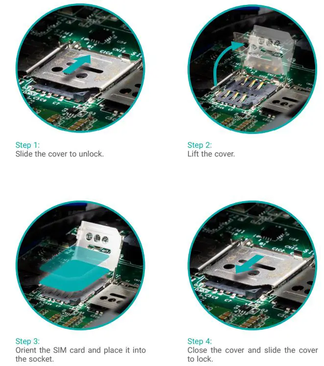 DFI AL253 4 Inch SBC Industrial Motherboard User Manual - Installing SIM Card