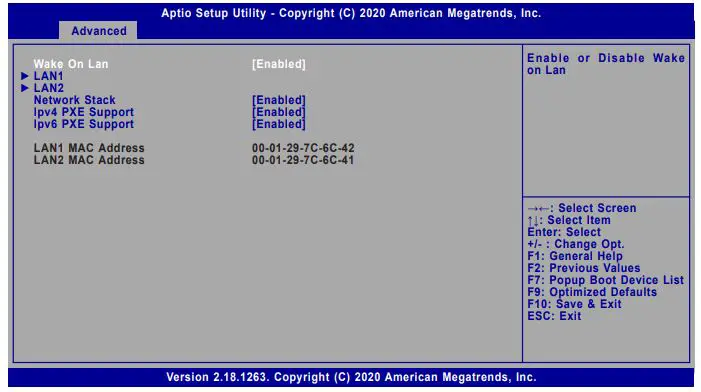 DFI AL253 4 Inch SBC Industrial Motherboard User Manual - LAN Configuration