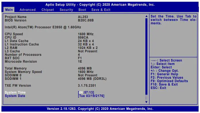 DFI AL253 4 Inch SBC Industrial Motherboard User Manual - Main