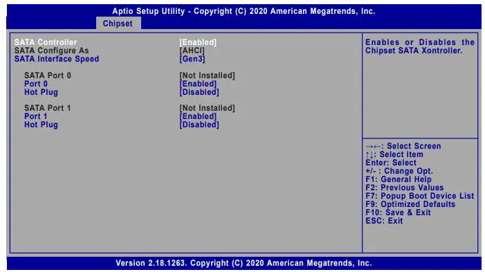 DFI AL253 4 Inch SBC Industrial Motherboard User Manual - SATA Configuration