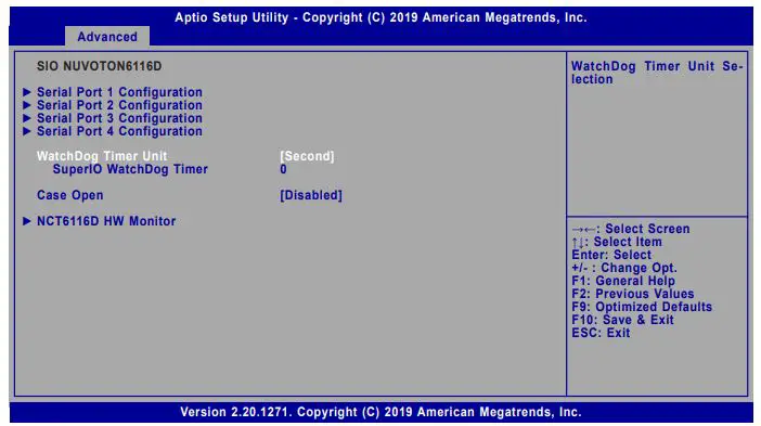 DFI AL253 4 Inch SBC Industrial Motherboard User Manual - SIO NUVOTON6116D