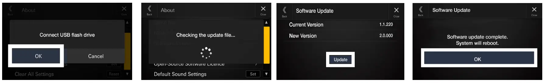 Copy The Update Files To The Head Unit
