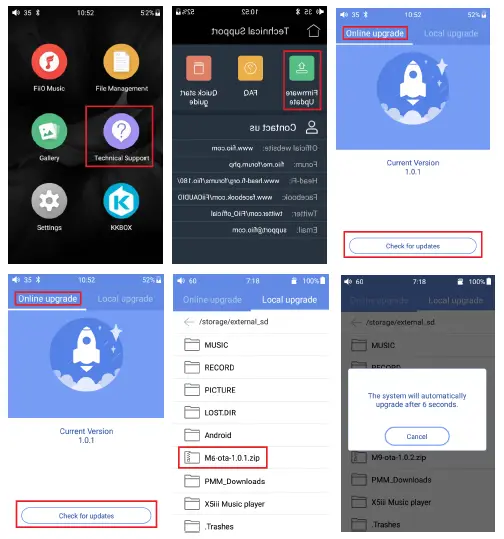 FiiO M6 Music Player FIG-25