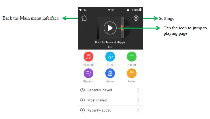 FiiO M6 Music Player FIG-30
