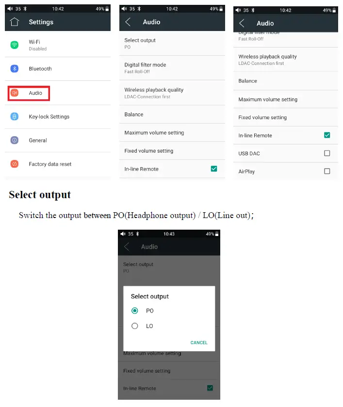 FiiO M6 Music Player FIG-8