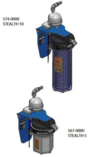 guzzle H2O STEALTH 10 Built In UV and Carbon Block Water Purification System