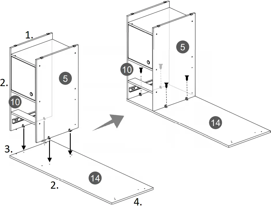 TECHNI MOBILI RTA-954D - ASSEMBLY C13