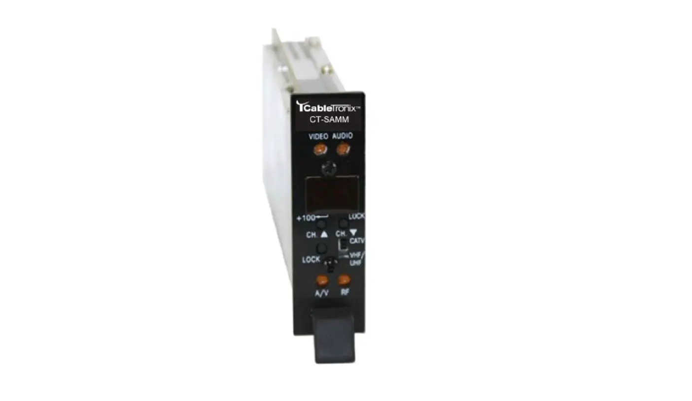 Cabletronix Ct-samm Fixed Channel Modulator User Manual