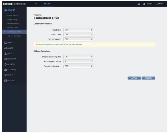 Optional & Advanced Settings