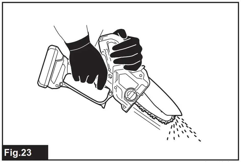 makita DUC101SF01 Cordless Pruning Saw - Fig 23