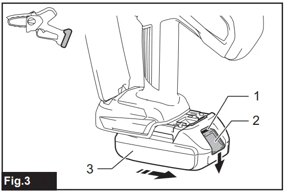 makita DUC101SF01 Cordless Pruning Saw - injury