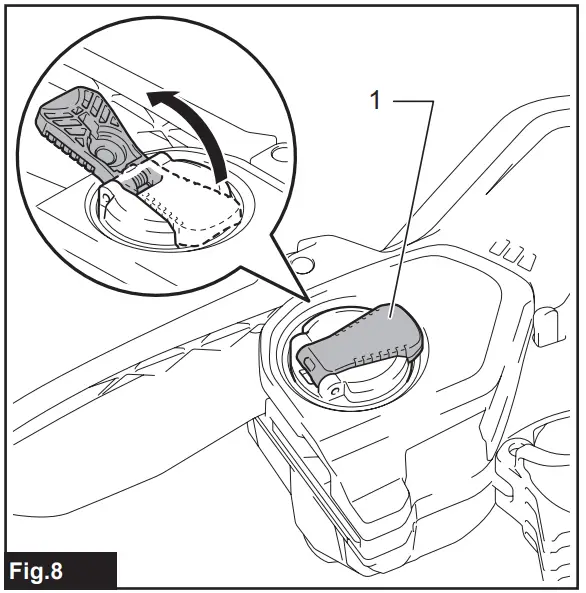 makita DUC101SF01 Cordless Pruning Saw - saw chain