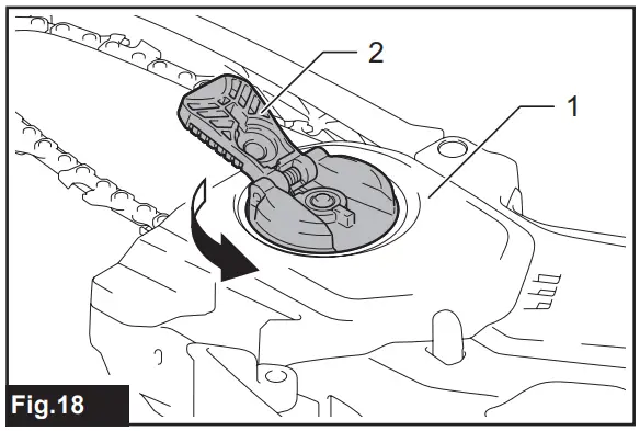 makita DUC101SF01 Cordless Pruning Saw - sprocket 2