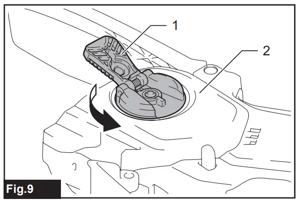 makita DUC101SF01 Cordless Pruning Saw - sprocket