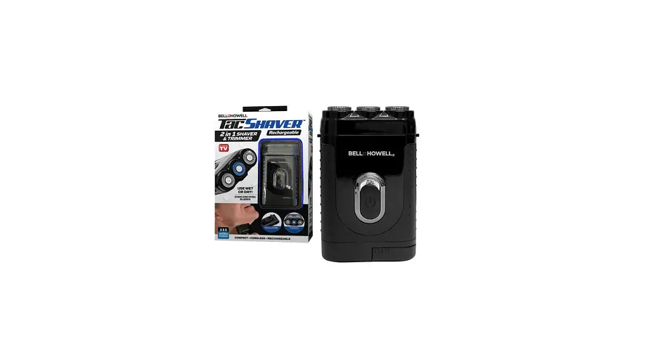 Bell+howell Tacshaver 3d Rechargeable Rotary Shaver User Guide