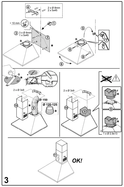 beko HCP61310I Dome Hood - Fig 2