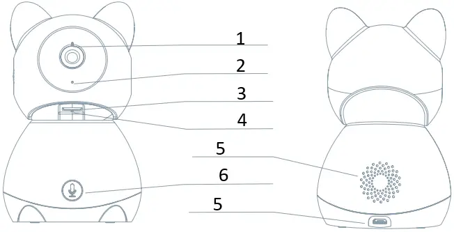 TESLA TSL-CAM-SPEED9SG Smart Camera 360 Baby A2